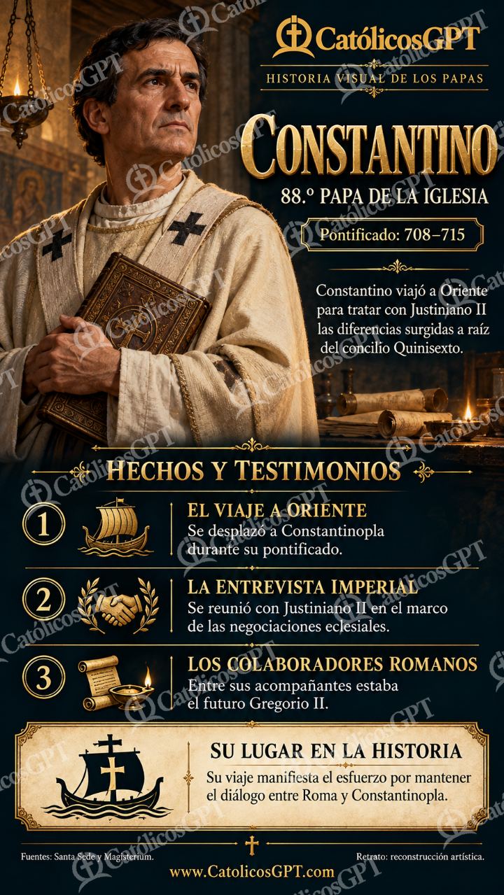 Imagen católica de Historia de los Papas 088 CatolicosGPT 9x16 — Formación católica