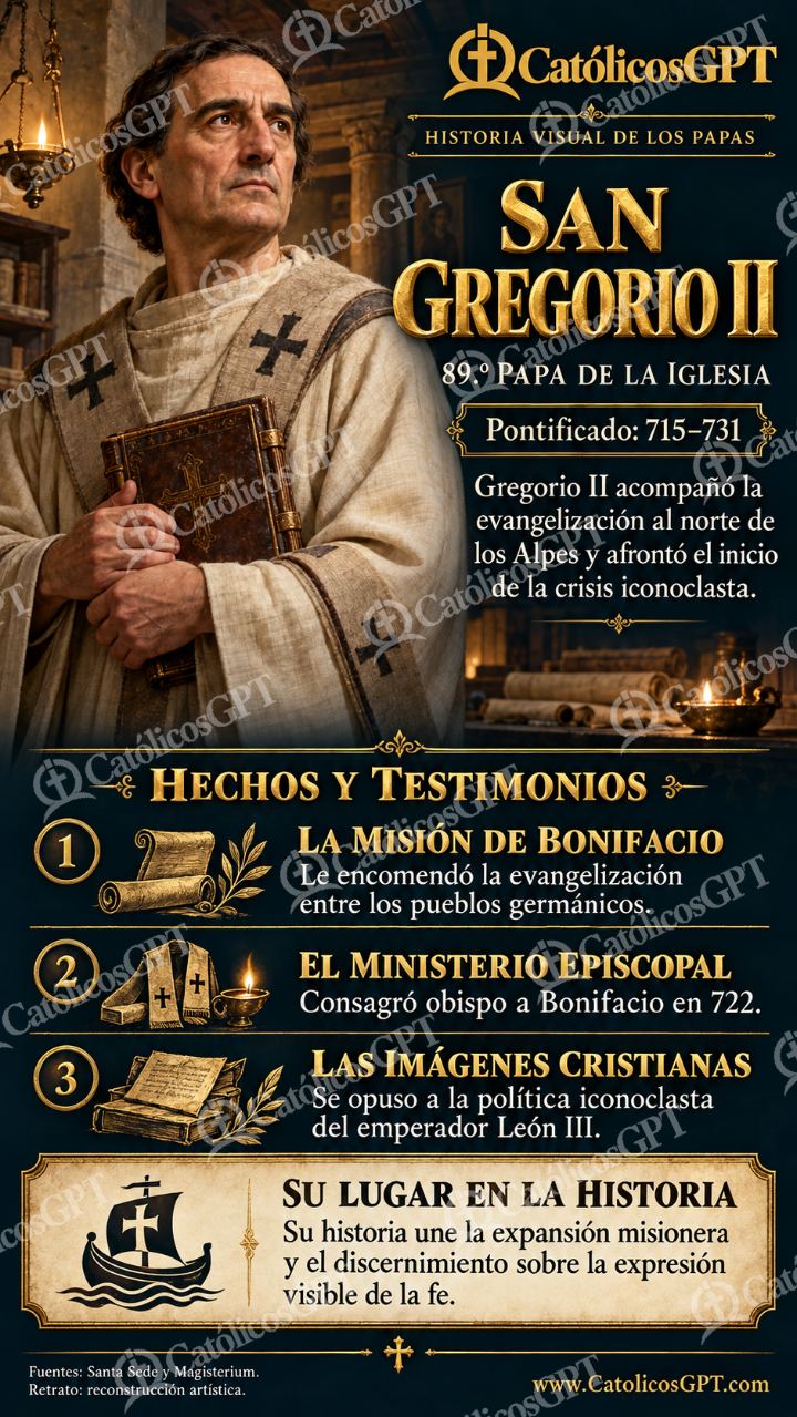 Imagen católica de Historia de los Papas 089 CatolicosGPT 9x16 — Formación católica