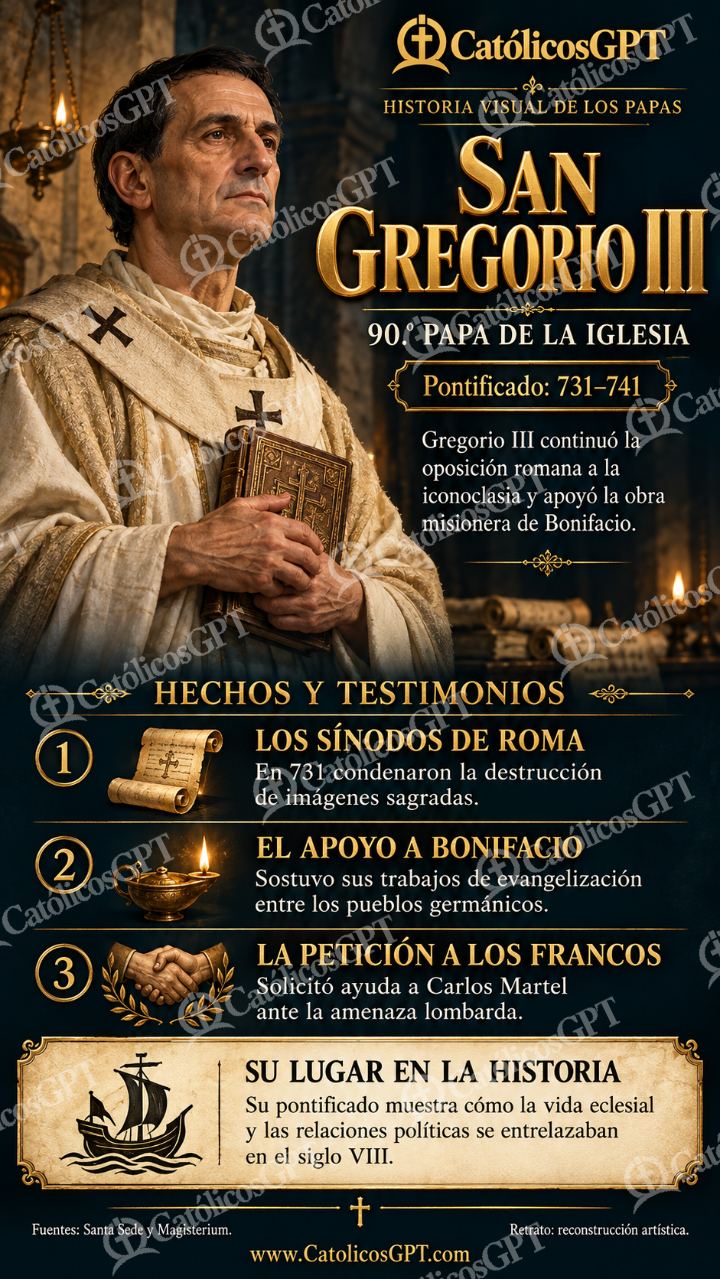 Imagen católica de Historia de los Papas 090 CatolicosGPT 9x16 — Formación católica