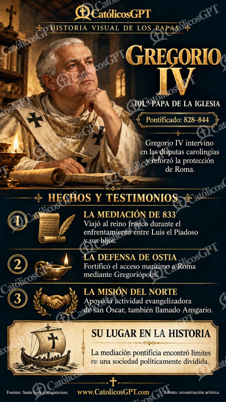 Imagen católica de Historia de los Papas 101 CatolicosGPT 9x16 — Formación católica