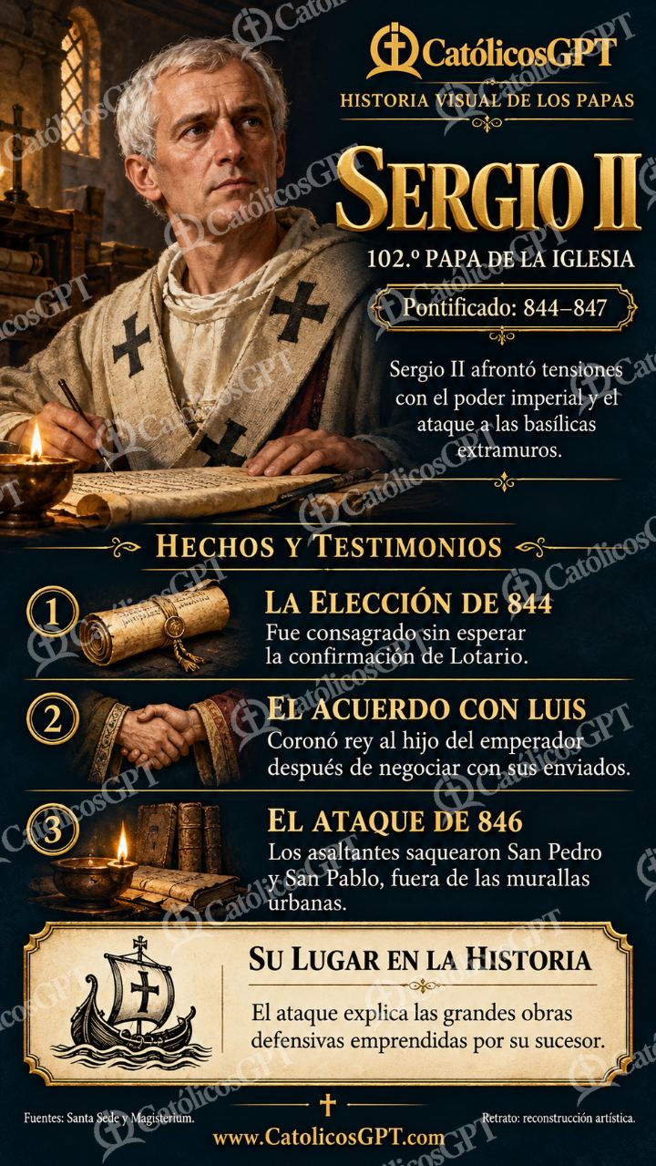 Imagen católica de Historia de los Papas 102 CatolicosGPT 9x16 — Formación católica