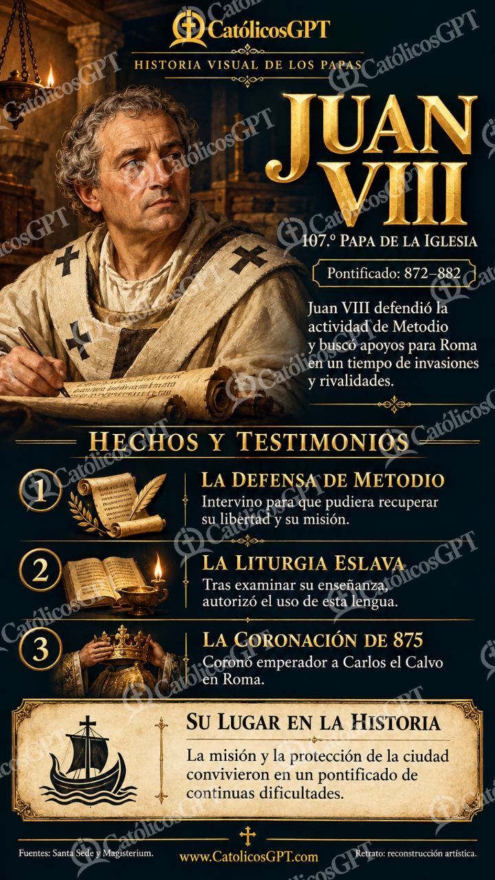 Imagen católica de Historia de los Papas 107 CatolicosGPT 9x16 — Formación católica
