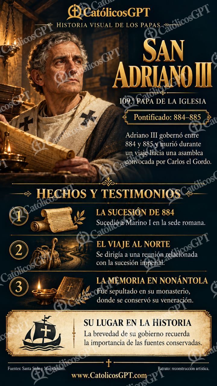 Imagen católica de Historia de los Papas 109 CatolicosGPT 9x16 — Formación católica