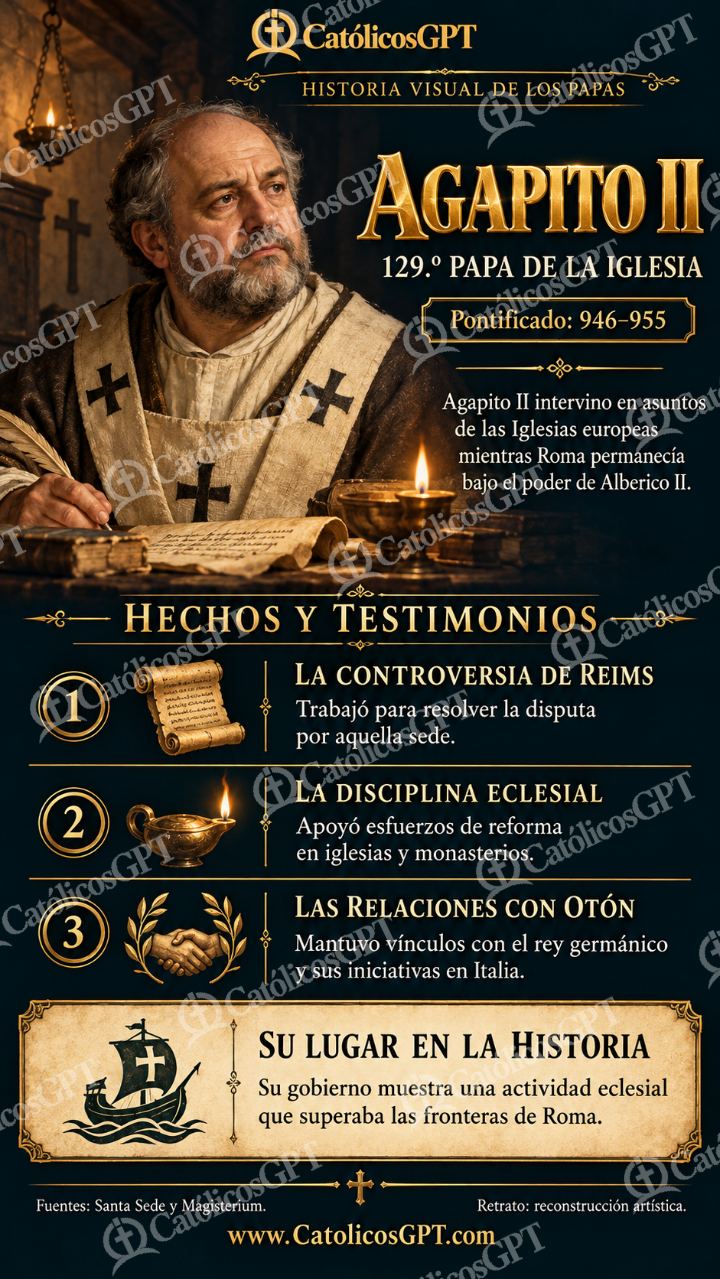 Imagen católica de Historia de los Papas 129 CatolicosGPT 9x16 — Formación católica
