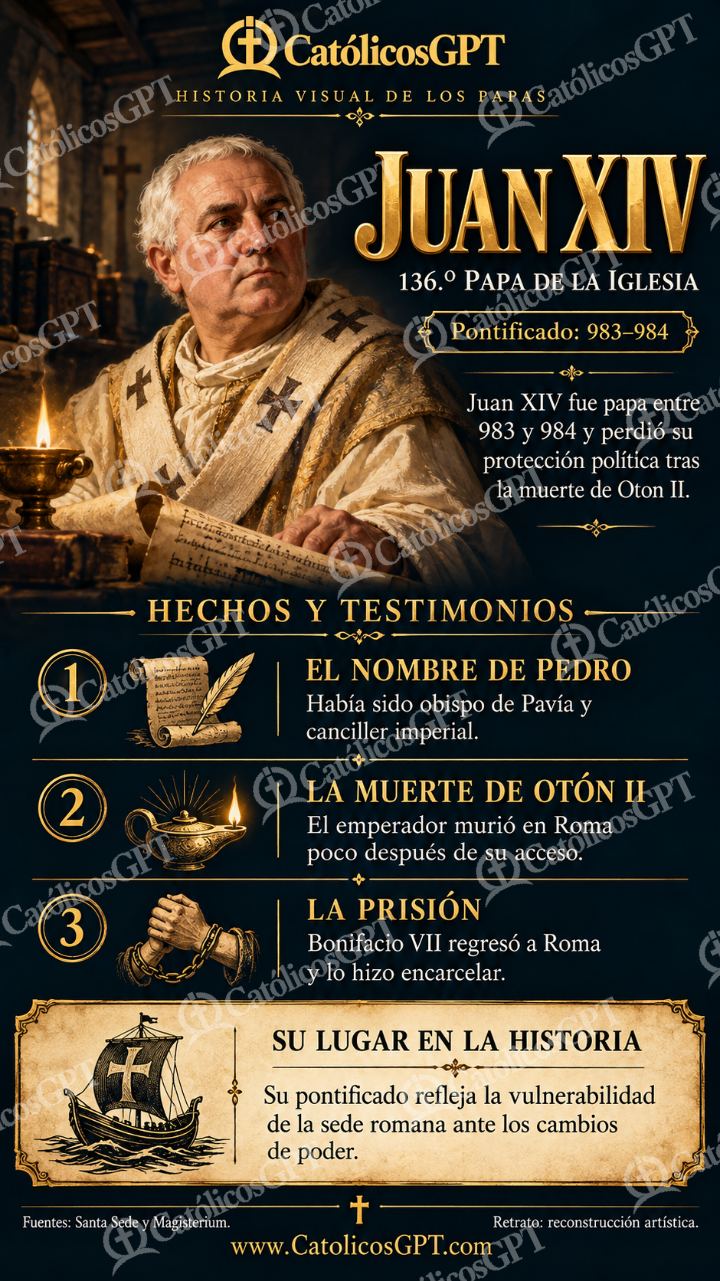 Imagen católica de Historia de los Papas 136 CatolicosGPT 9x16 — Formación católica