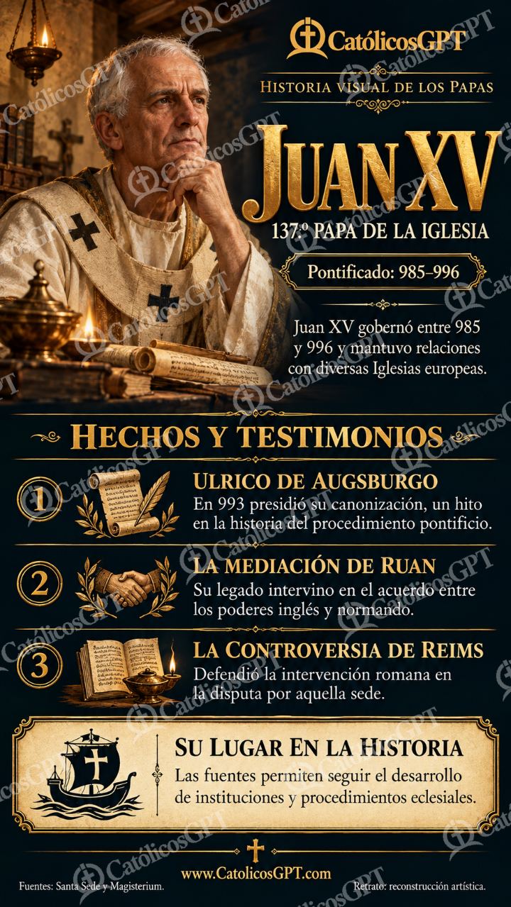 Imagen católica de Historia de los Papas 137 CatolicosGPT 9x16 — Formación católica