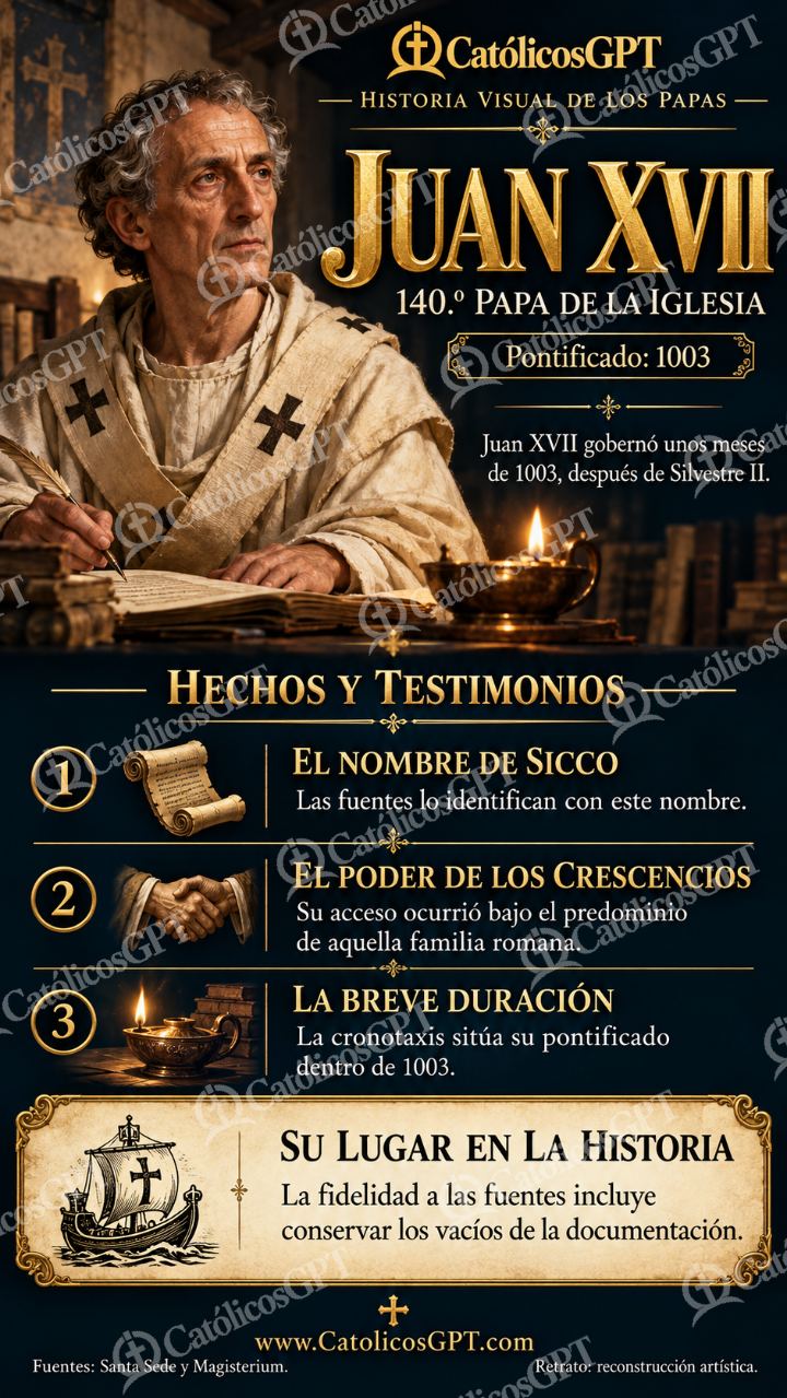 Imagen católica de Historia de los Papas 140 CatolicosGPT 9x16 — Formación católica