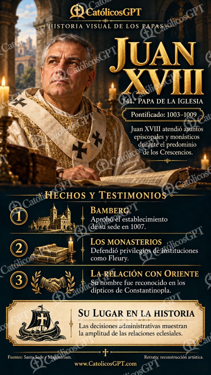 Imagen católica de Historia de los Papas 141 CatolicosGPT 9x16 — Formación católica