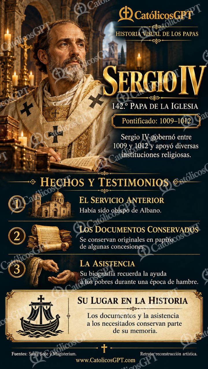 Imagen católica de Historia de los Papas 142 CatolicosGPT 9x16 — Formación católica