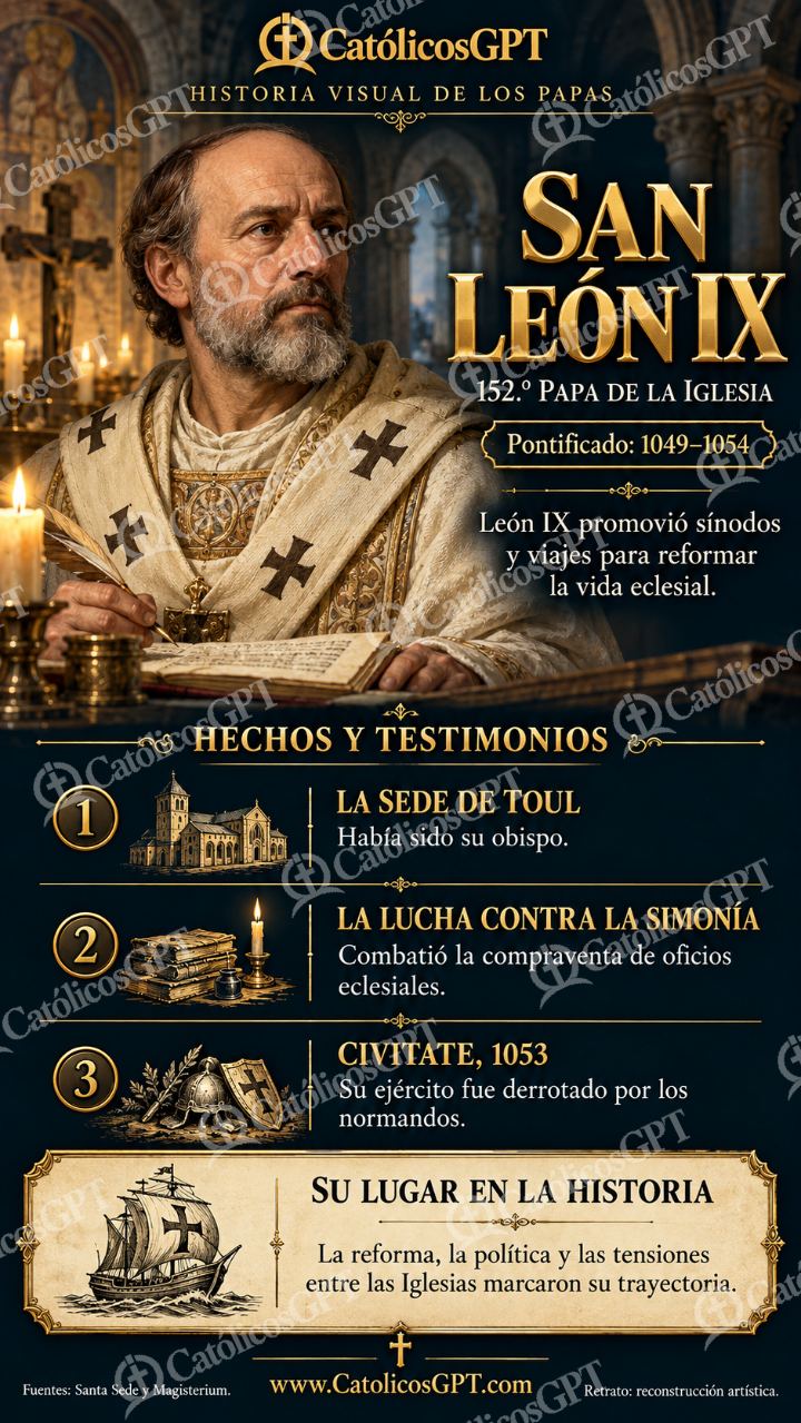 Imagen católica de Historia de los Papas 152 CatolicosGPT 9x16 — Formación católica