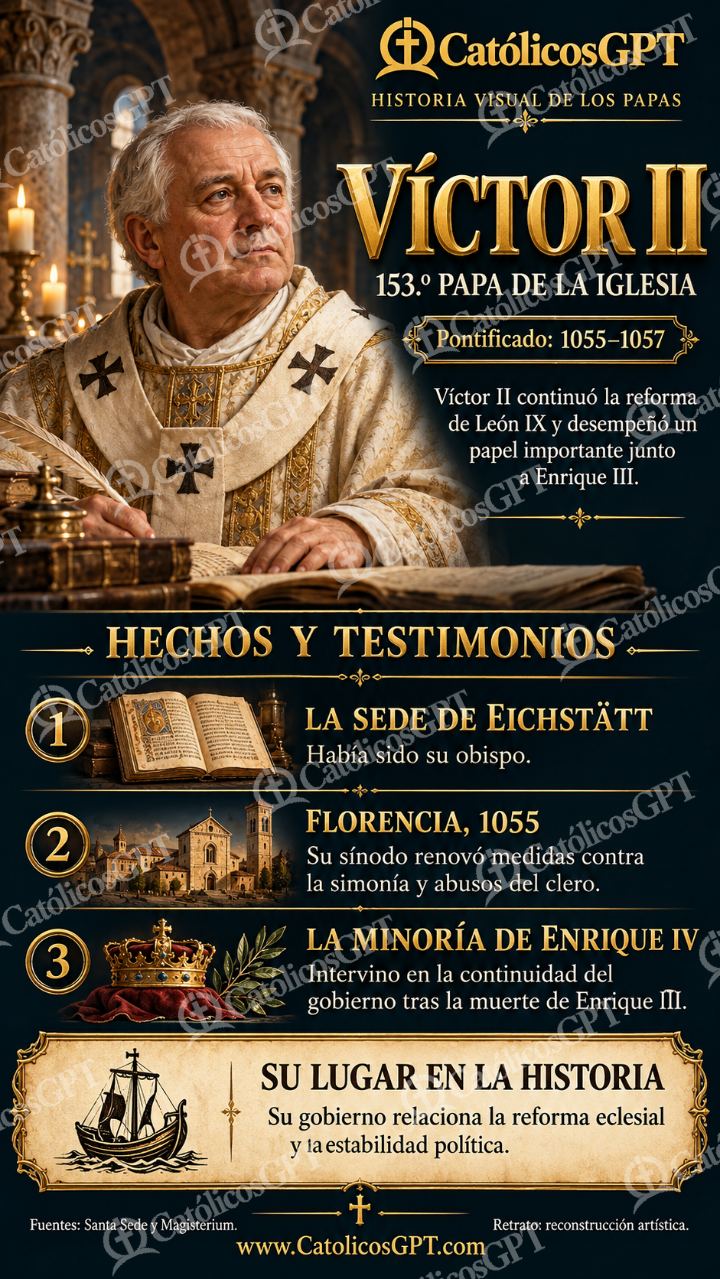 Imagen católica de Historia de los Papas 153 CatolicosGPT 9x16 — Formación católica