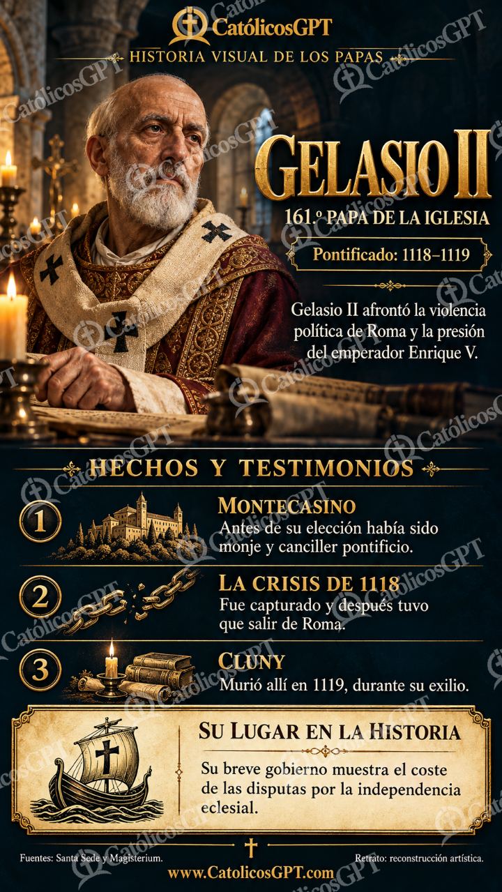 Imagen católica de Historia de los Papas 161 CatolicosGPT 9x16 — Formación católica