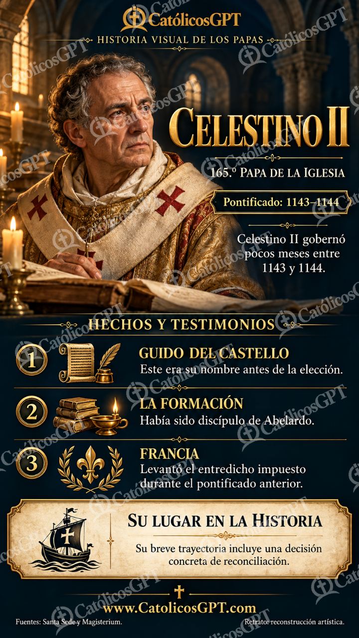 Imagen católica de Historia de los Papas 165 CatolicosGPT 9x16 — Formación católica