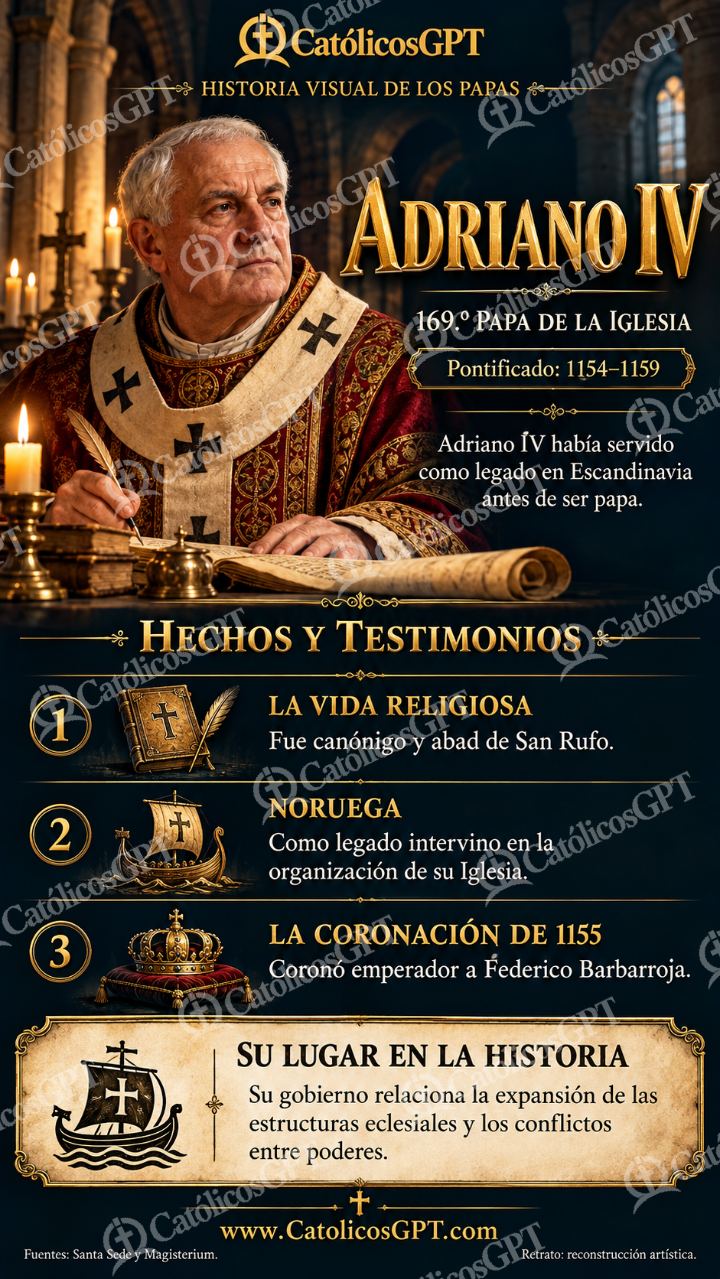 Imagen católica de Historia de los Papas 169 CatolicosGPT 9x16 — Formación católica