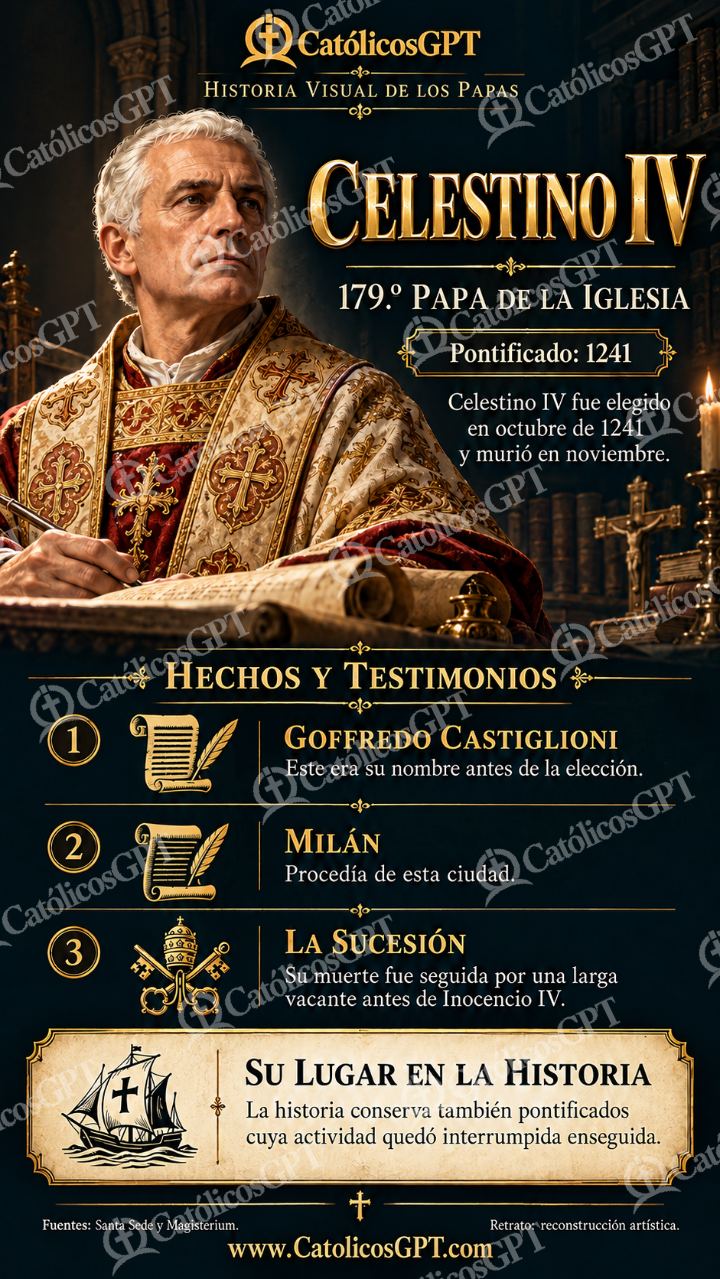 Imagen católica de Historia de los Papas 179 CatolicosGPT 9x16 — Formación católica