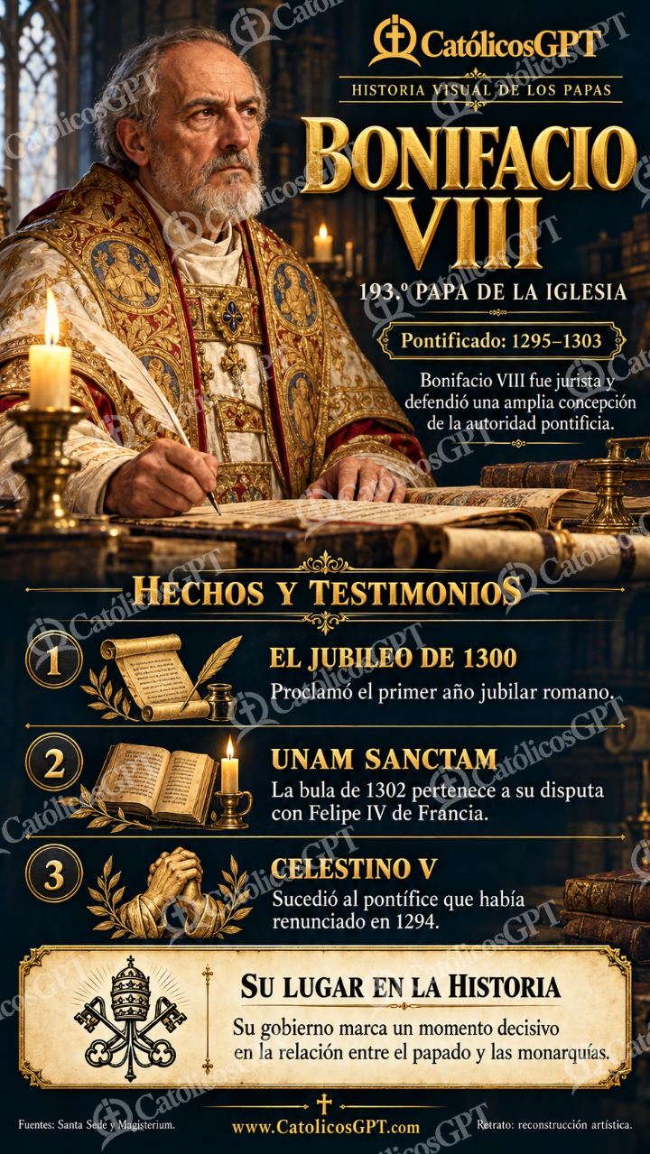 Imagen católica de Historia de los Papas 193 CatolicosGPT 9x16 — Formación católica