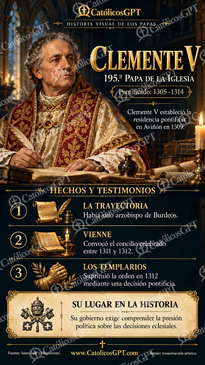 Imagen católica de Historia de los Papas 195 CatolicosGPT 9x16 — Formación católica