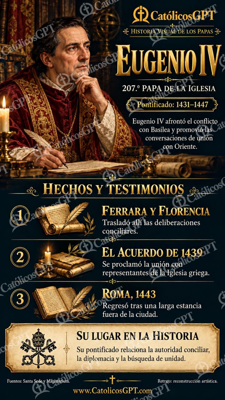 Imagen católica de Historia de los Papas 207 CatolicosGPT 9x16 — Formación católica