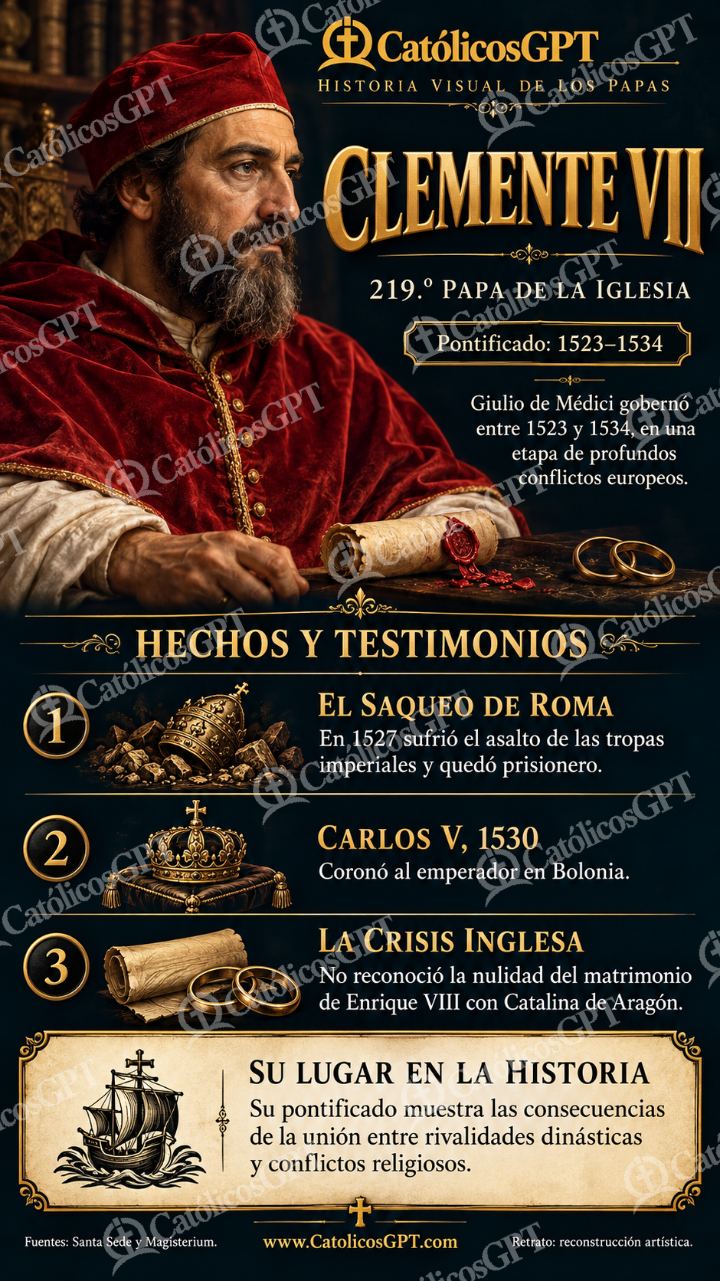 Imagen católica de Historia de los papas: Clemente VII — Formación católica
