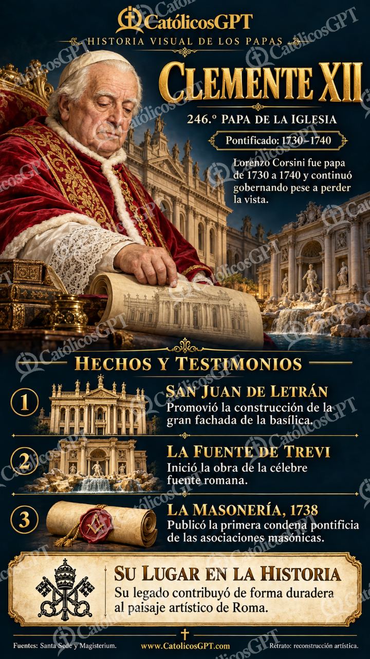 Imagen católica de Historia de los papas: Clemente XII — Formación católica