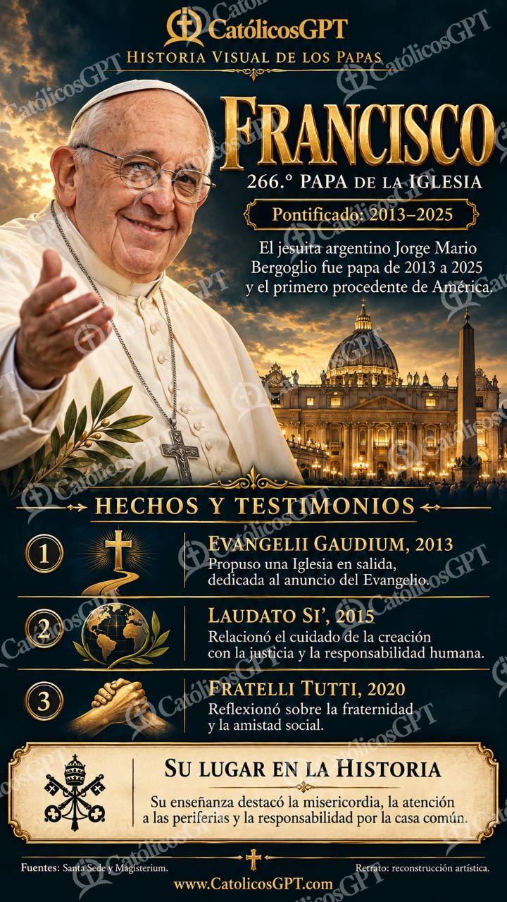 Imagen católica de Historia de los papas: Francisco — Formación católica