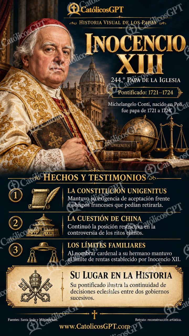 Imagen católica de Historia de los papas: Inocencio XIII — Formación católica