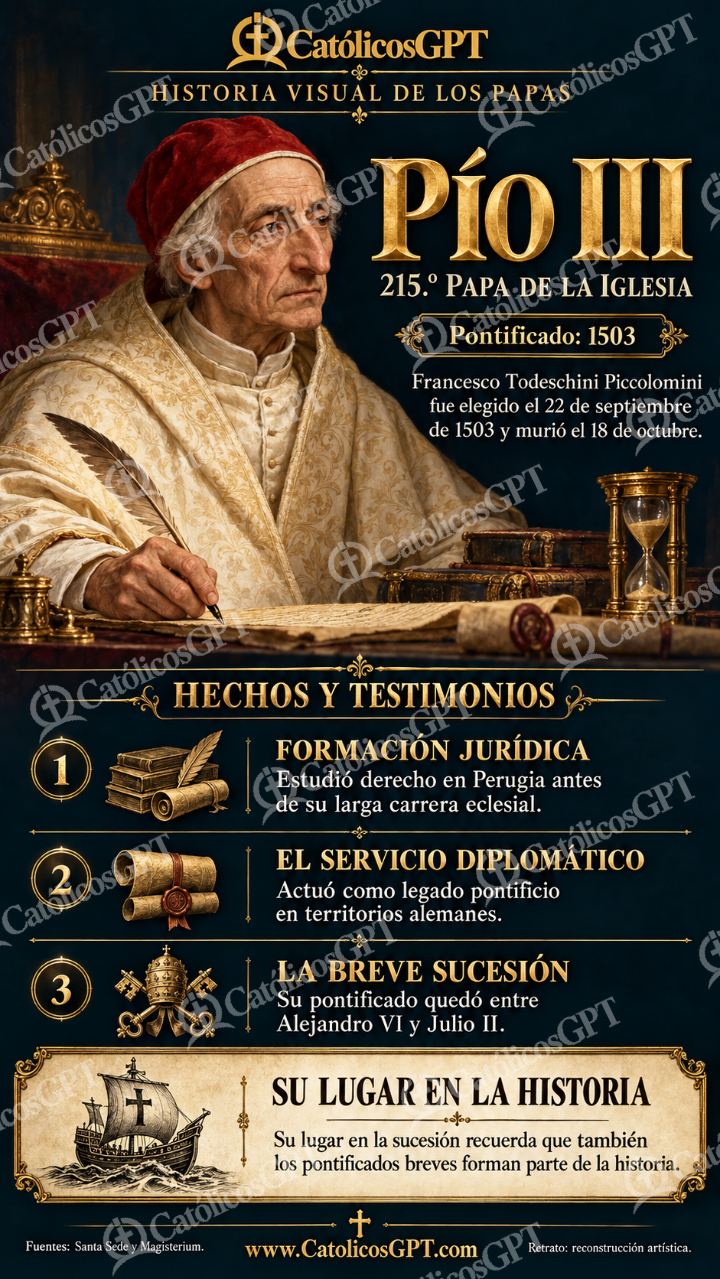 Imagen católica de Historia de los papas: Pío III — Formación católica