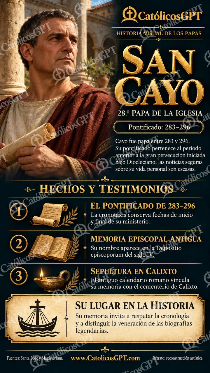 Imagen católica de Historia de los papas: San Cayo — Formación católica