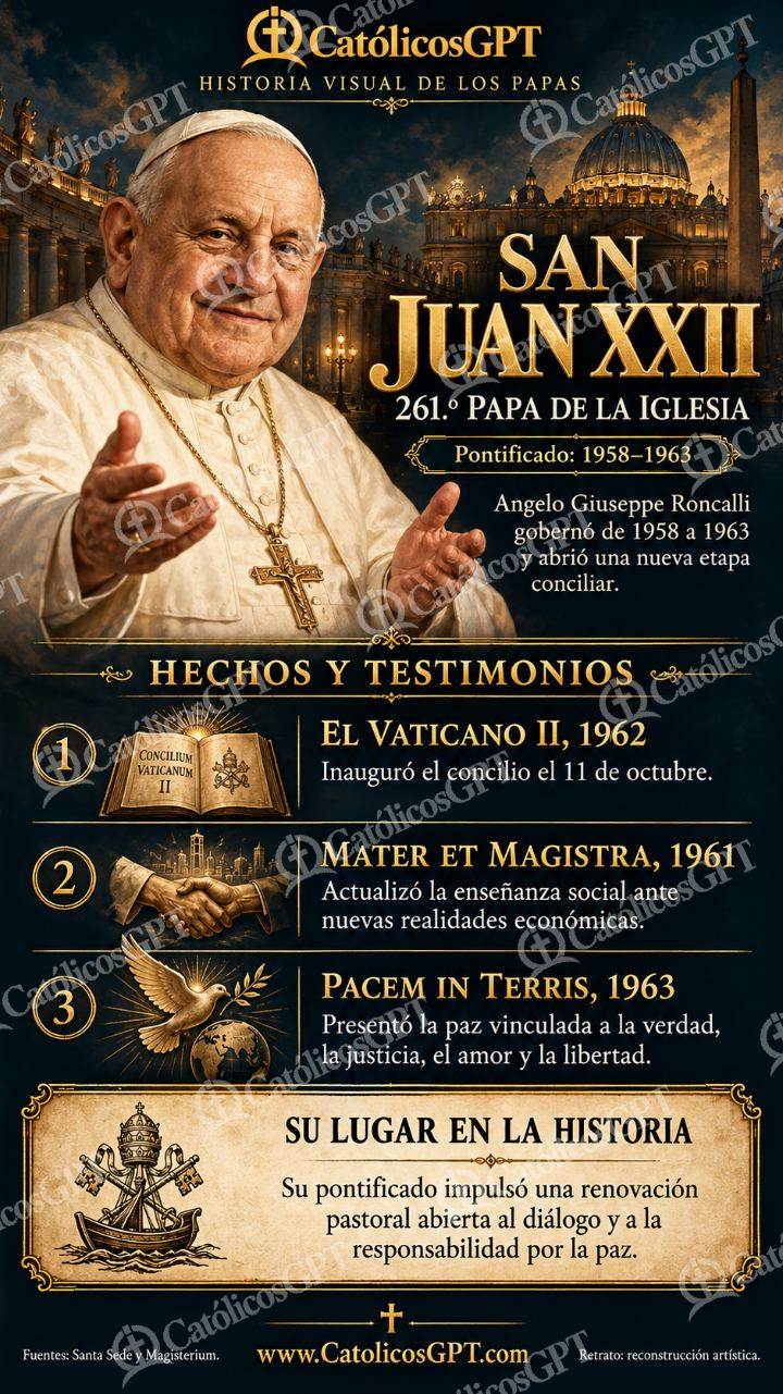 Imagen católica de Historia de los papas: San Juan XXIII — Formación católica