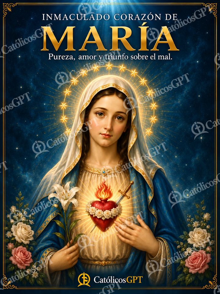 Imagen católica de Inmaculado Corazon de Maria — Virgen María