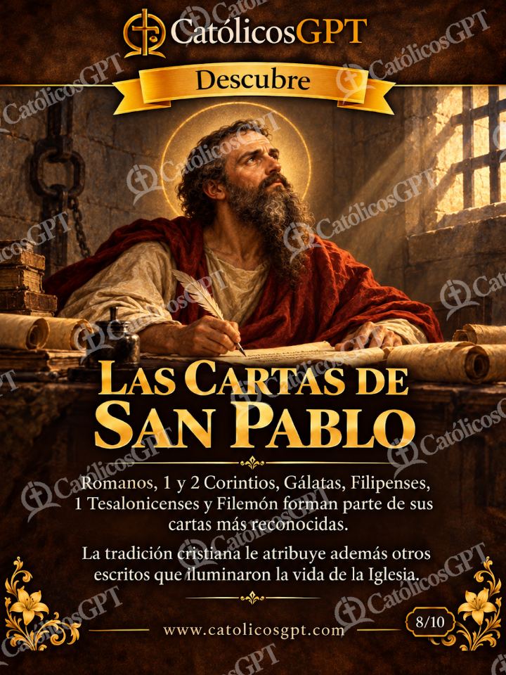 Imagen católica de Las cartas de san pablo — Vidas de Santos