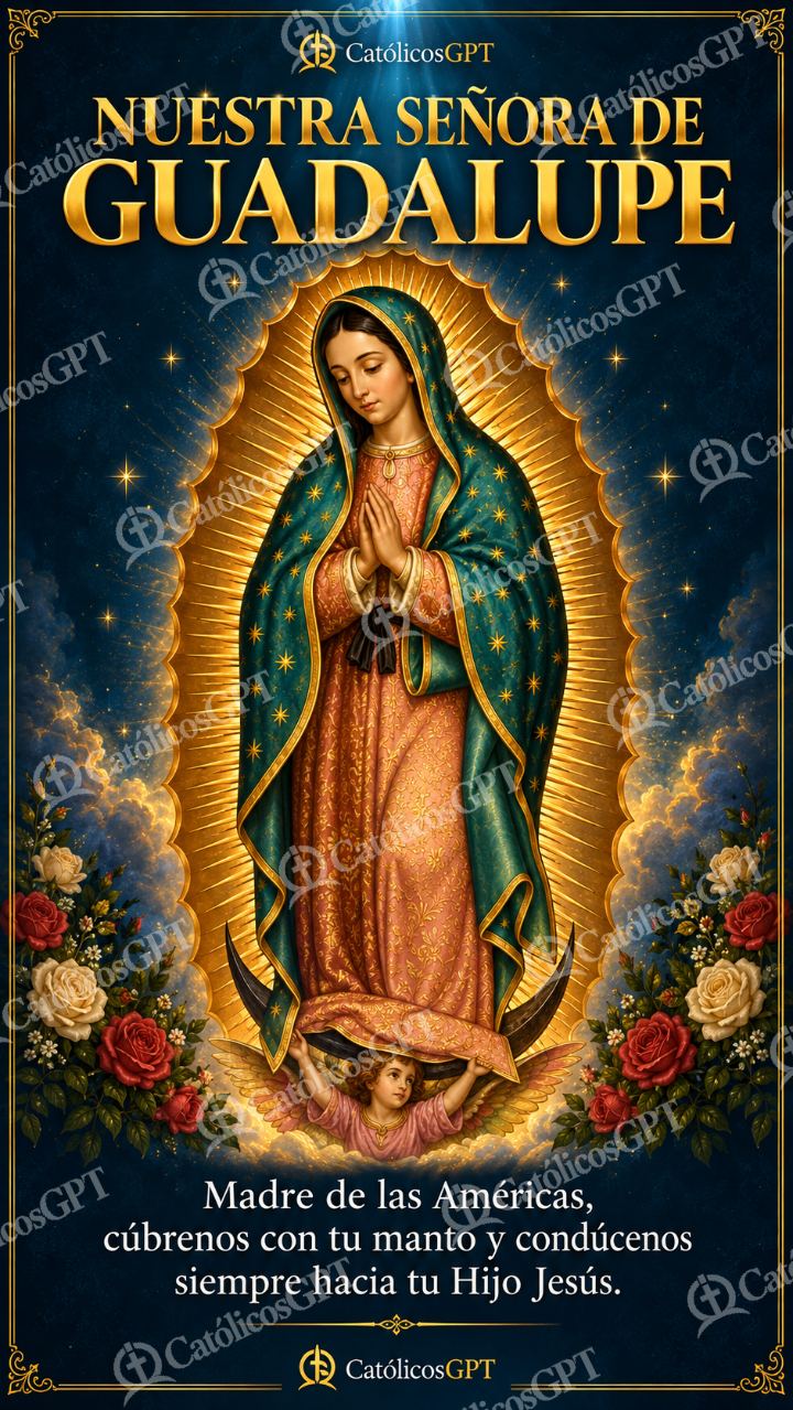 Imagen católica de MARIA 001 NUESTRA SENORA DE GUADALUPE — Virgen María