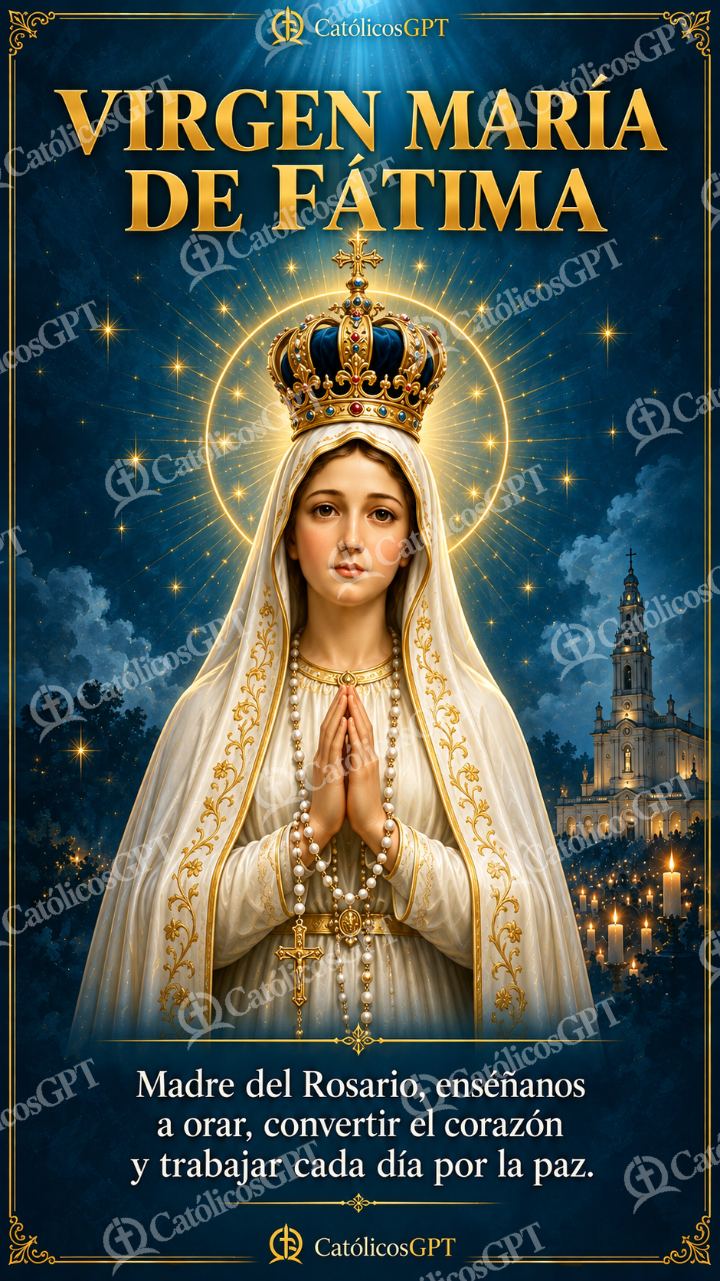 Imagen católica de MARIA 002 VIRGEN MARIA DE FATIMA — Virgen María