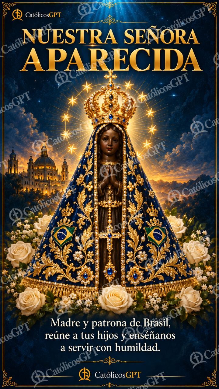 Imagen católica de MARIA 008 NUESTRA SENORA APARECIDA — Virgen María