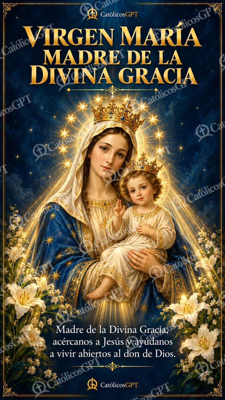 Imagen católica de MARIA 015 VIRGEN MARIA MADRE DE LA DIVINA GRACIA — Virgen María