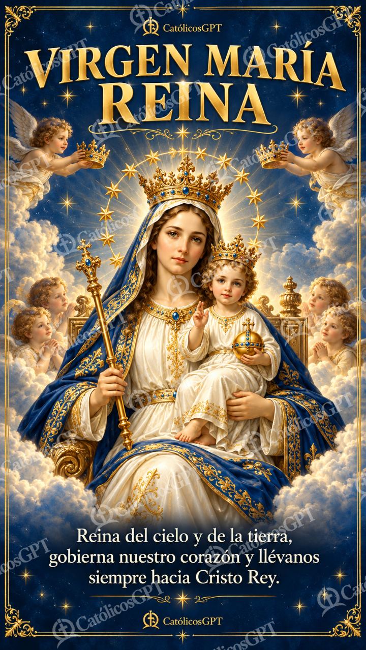 Imagen católica de MARIA 018 VIRGEN MARIA REINA — Virgen María
