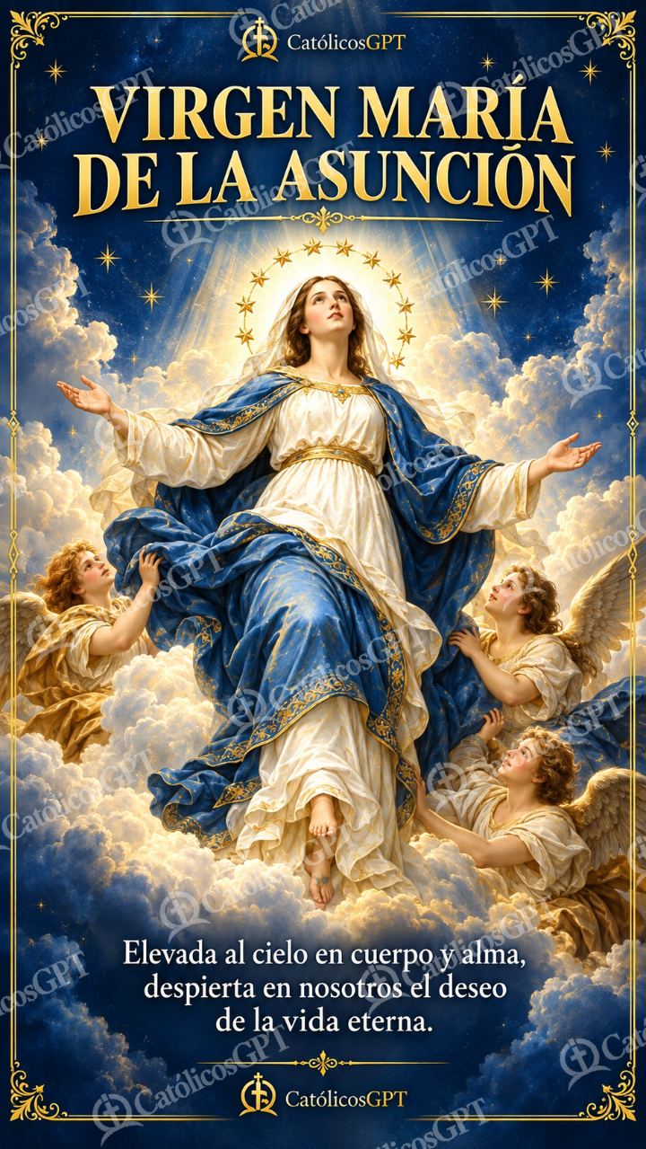 Imagen católica de MARIA 020 VIRGEN MARIA DE LA ASUNCION — Virgen María