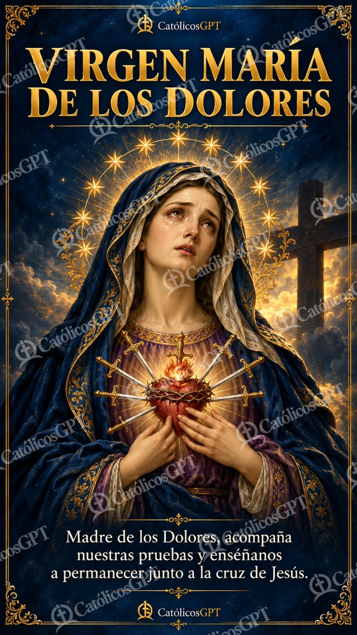 Imagen católica de MARIA 021 VIRGEN MARIA DE LOS DOLORES — Virgen María