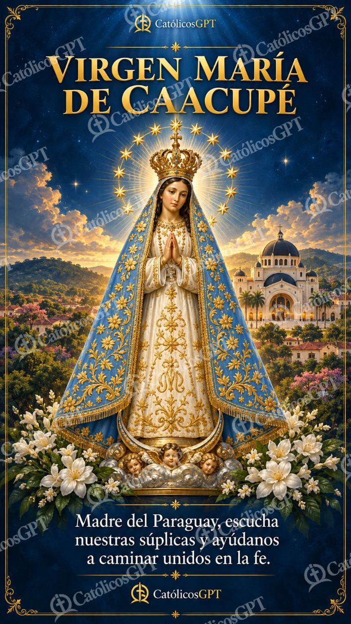 Imagen católica de MARIA 027 VIRGEN MARIA DE CAACUPE — Virgen María