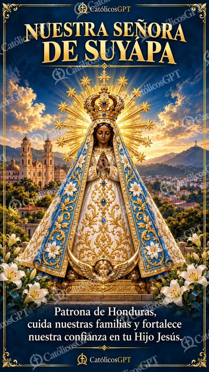 Imagen católica de MARIA 028 NUESTRA SENORA DE SUYAPA — Virgen María
