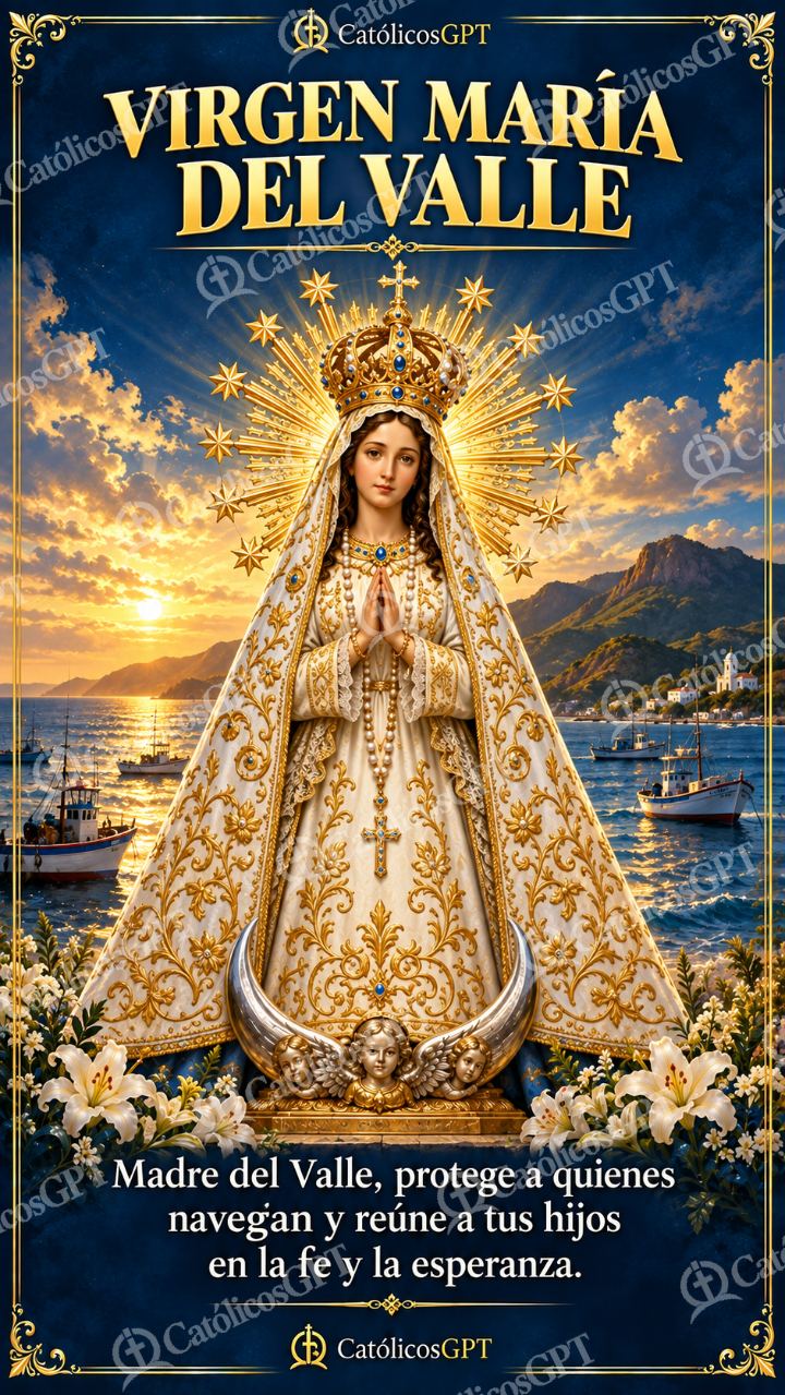 Imagen católica de MARIA 030 VIRGEN MARIA DEL VALLE — Virgen María