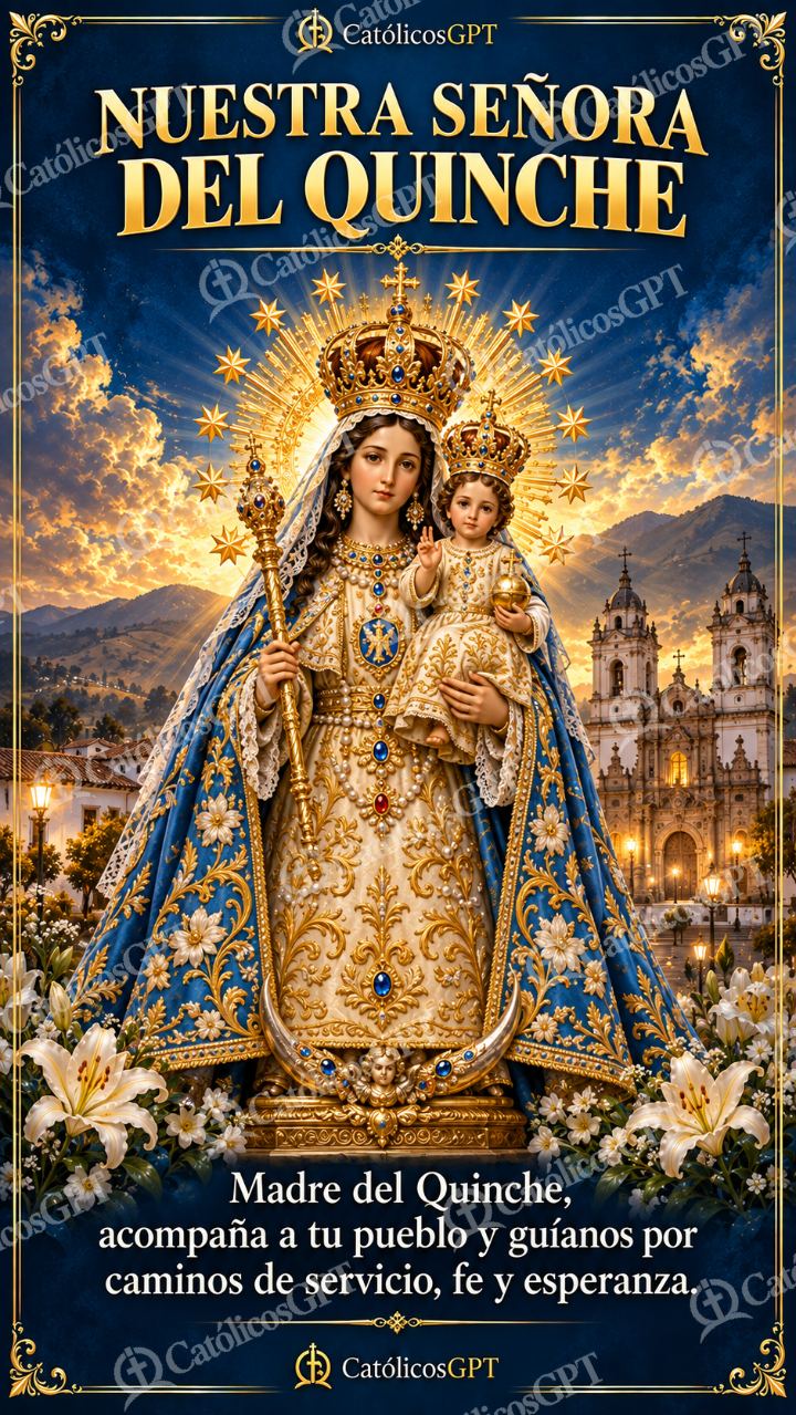 Imagen católica de MARIA 031 NUESTRA SENORA DEL QUINCHE — Virgen María
