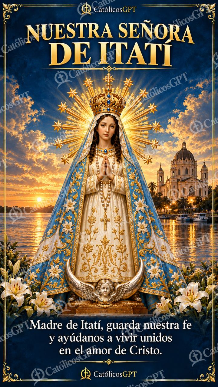 Imagen católica de MARIA 034 NUESTRA SENORA DE ITATI — Virgen María