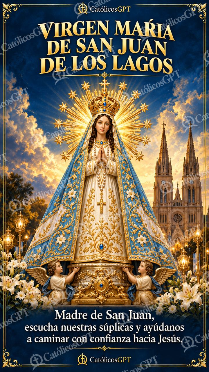 Imagen católica de MARIA 038 VIRGEN MARIA DE SAN JUAN DE LOS LAGOS — Virgen María