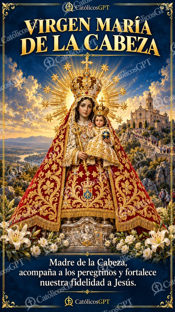 Imagen católica de MARIA 046 VIRGEN MARIA DE LA CABEZA — Virgen María