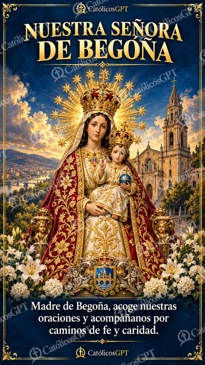 Imagen católica de MARIA 049 NUESTRA SENORA DE BEGONA — Virgen María