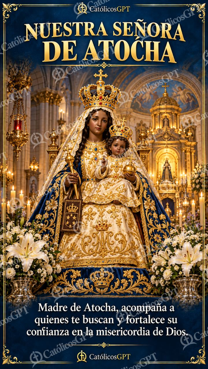 Imagen católica de MARIA 051 NUESTRA SENORA DE ATOCHA — Virgen María