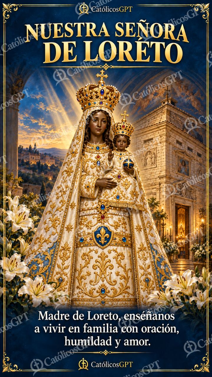 Imagen católica de MARIA 053 NUESTRA SENORA DE LORETO — Virgen María