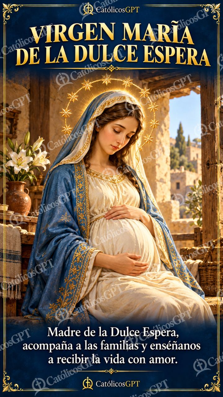 Imagen católica de MARIA 057 VIRGEN MARIA DE LA DULCE ESPERA — Virgen María