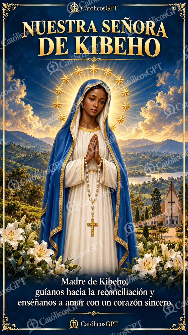 Imagen católica de MARIA 072 NUESTRA SENORA DE KIBEHO — Virgen María
